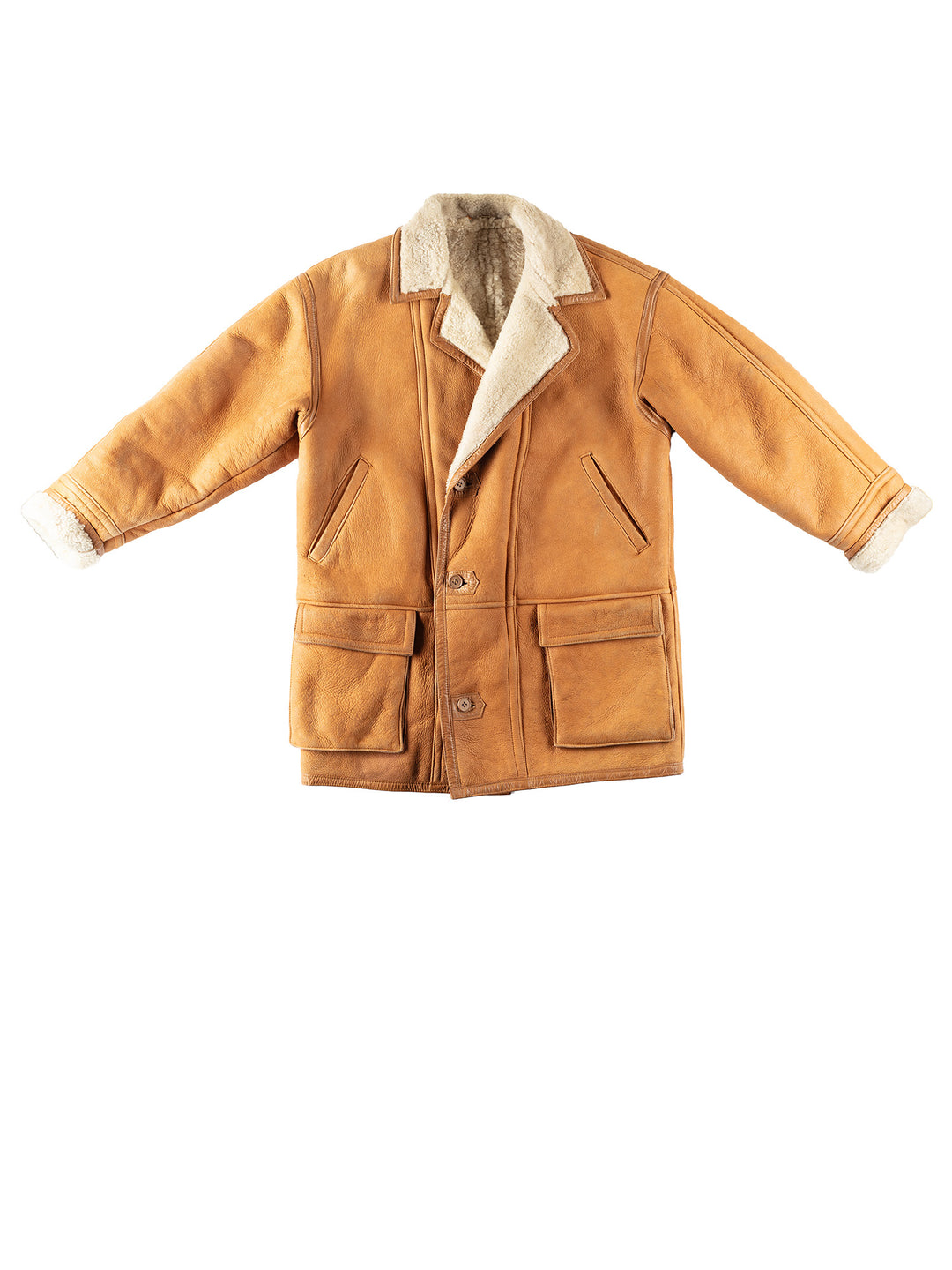 Vintage 80's Men Coat in BrownVN160