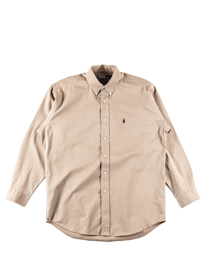 Vintage 90's Men Ralph Lauren Shirt in Beige