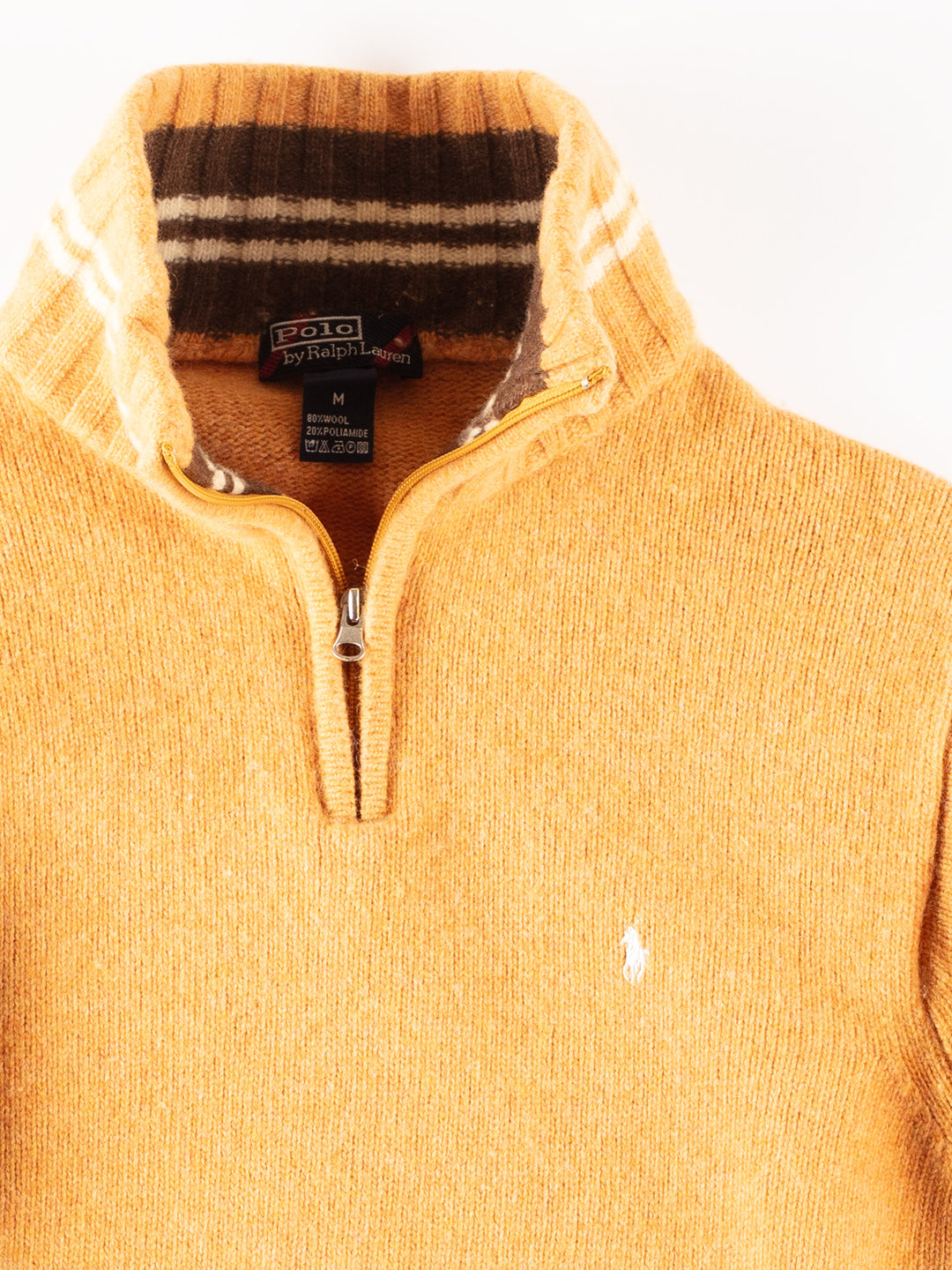 Vintage 90's Men Ralph Lauren Sweater in Yellow