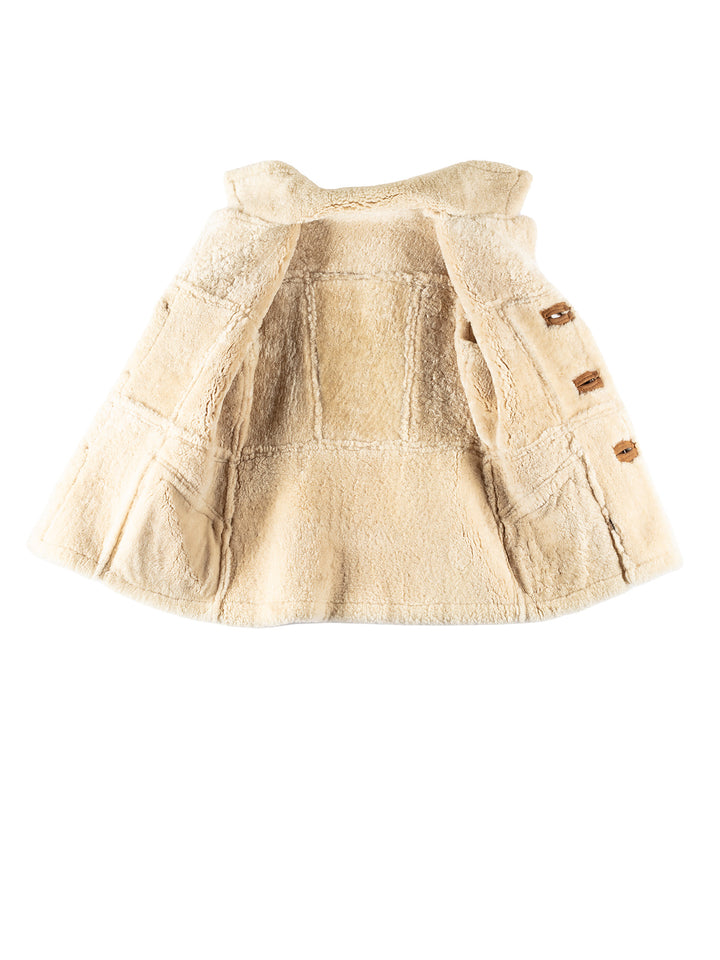Vintage 70's Men Sheepskin Coat in BrownVN261