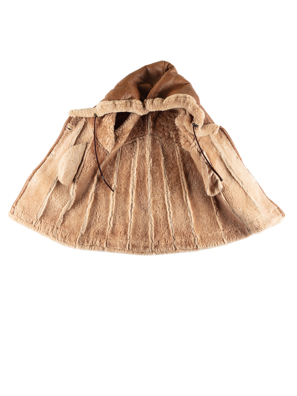 Vintage 70's Women Sheepskin Coat in BrownMN393