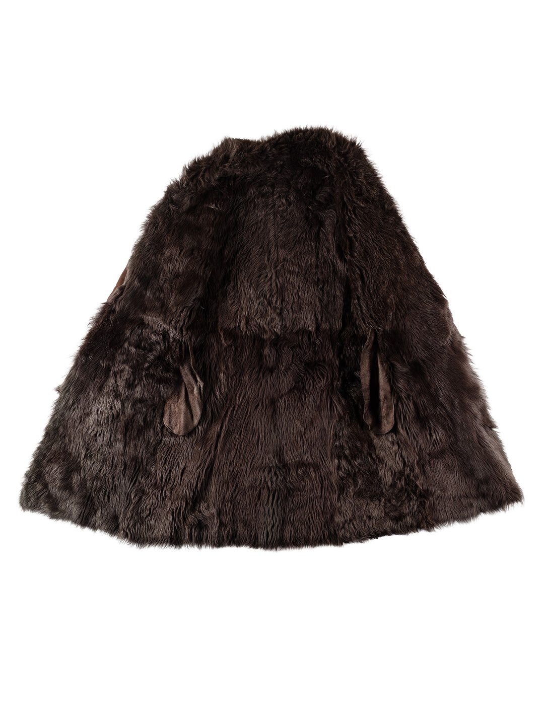 Vintage 70's Women Sheepskin Coat in BrownMN511