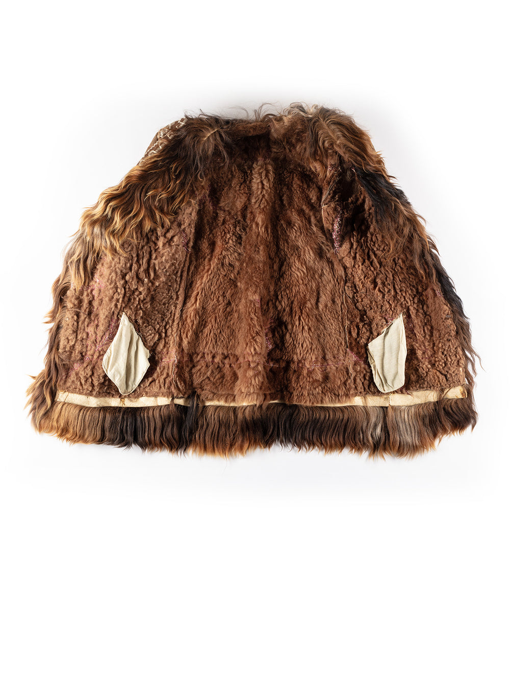 Vintage 70's Women Sheepskin Coat in BrownMN231