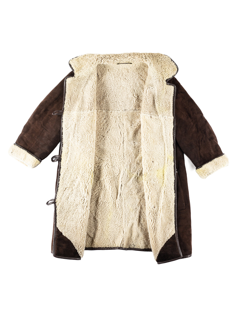 Vintage 70's Women Sheepskin Coat in BrownMN195