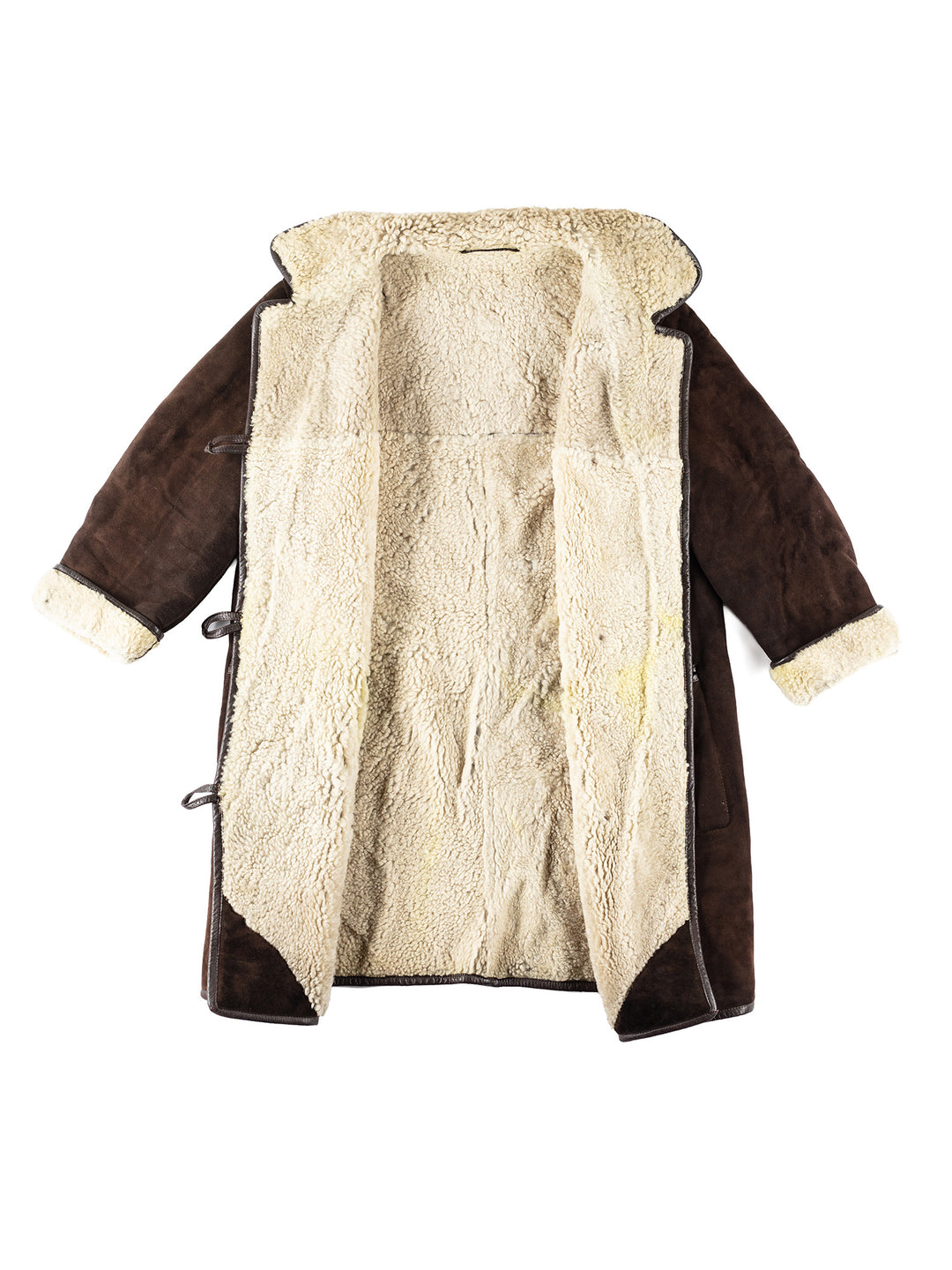 Vintage 70's Women Sheepskin Coat in BrownMN195
