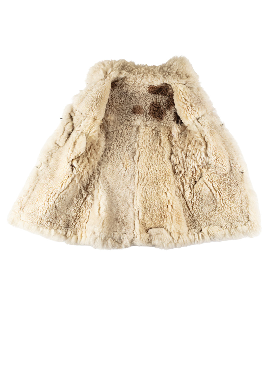 Vintage 70's Women Sheepskin Coat in BrownMN228