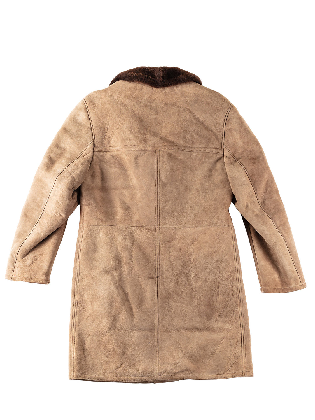 Vintage 70's Men Sheepskin Coat in BeigeVN144