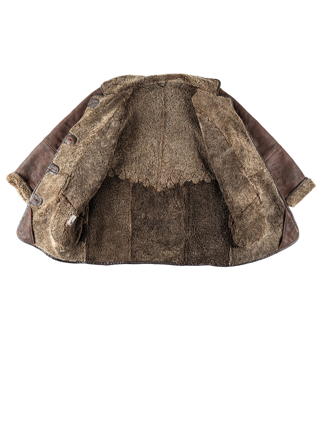Vintage 70's Women Sheepskin Coat in BrownMN202