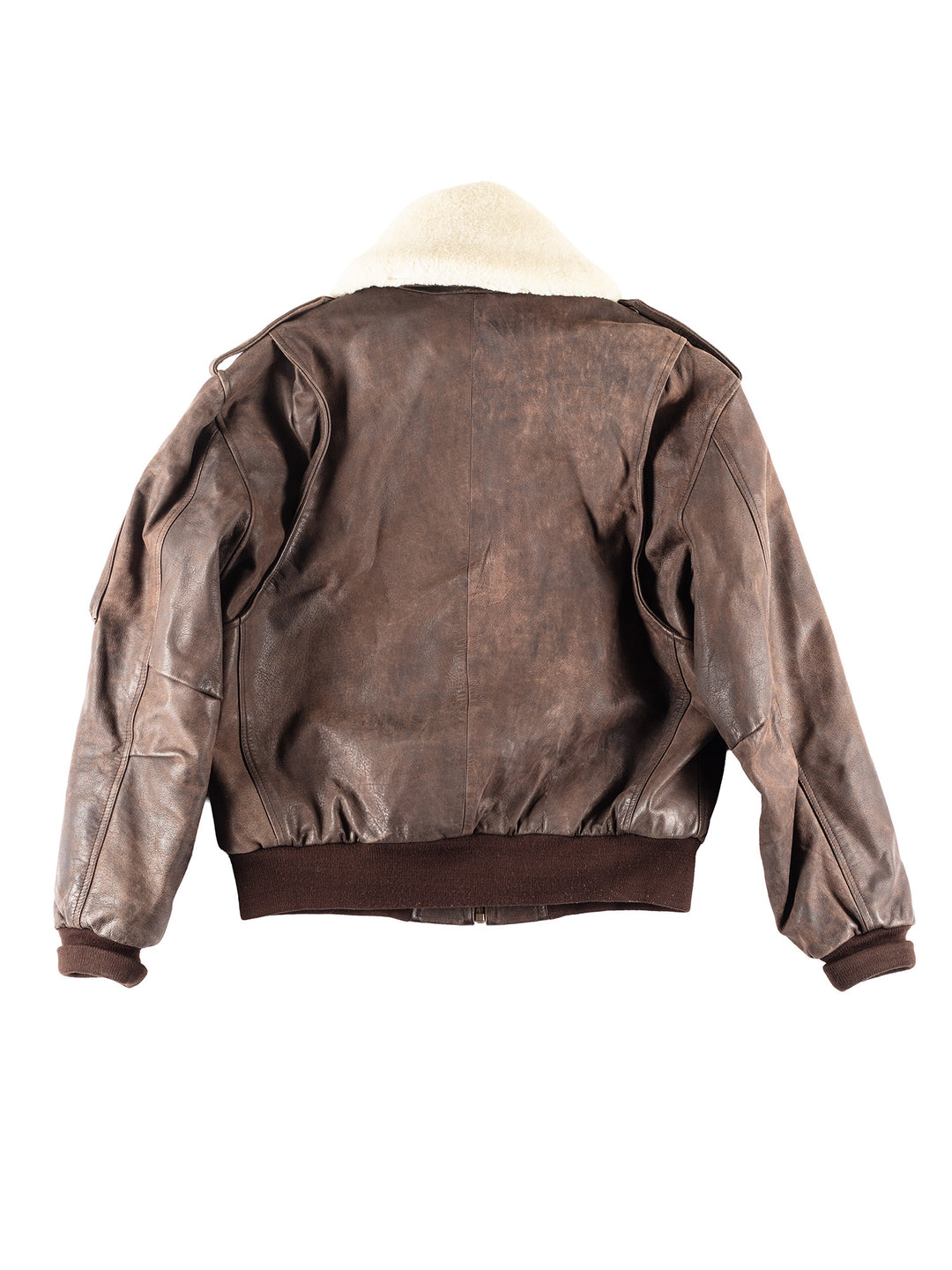 Vintage 00's Men Leather Jacket in Brown