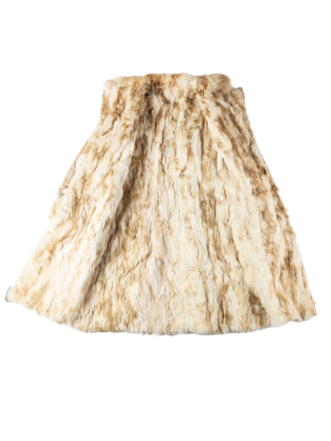 Vintage 70's Women Fur Coat in BeigeMN235