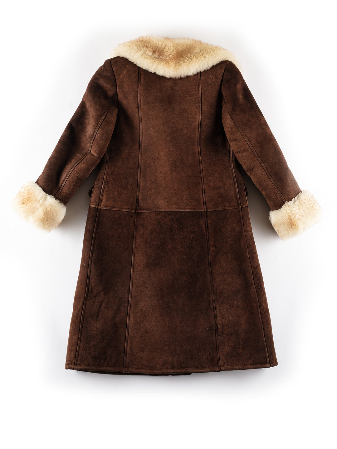 Vintage 70's Women Sheepskin Coat in BrownMN265