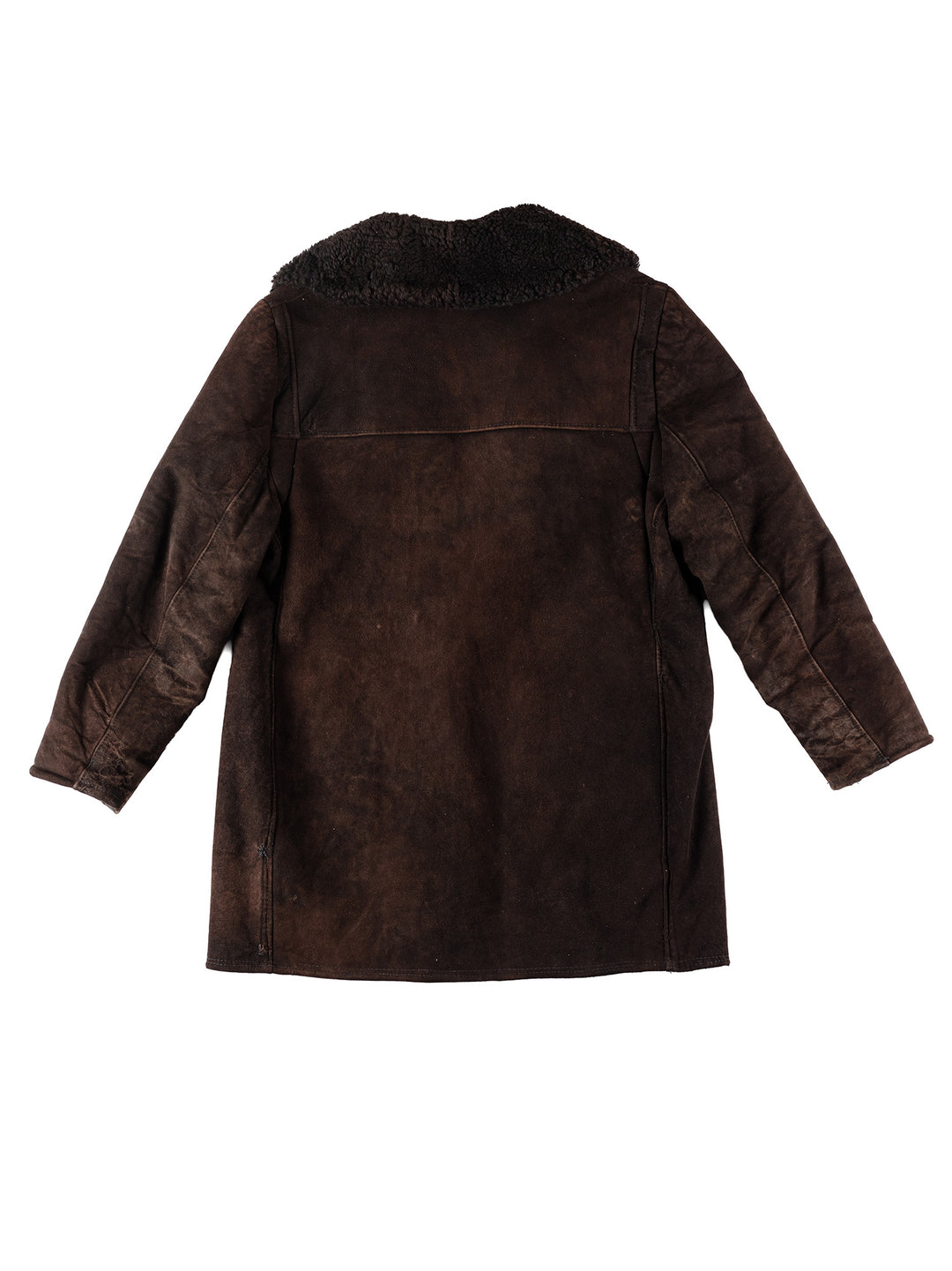 Vintage 70's Men Sheepskin Coat in BrownVN112