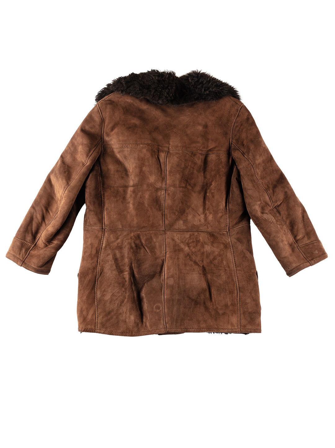 Vintage 70's Men Sheepskin Coat in BrownVN131