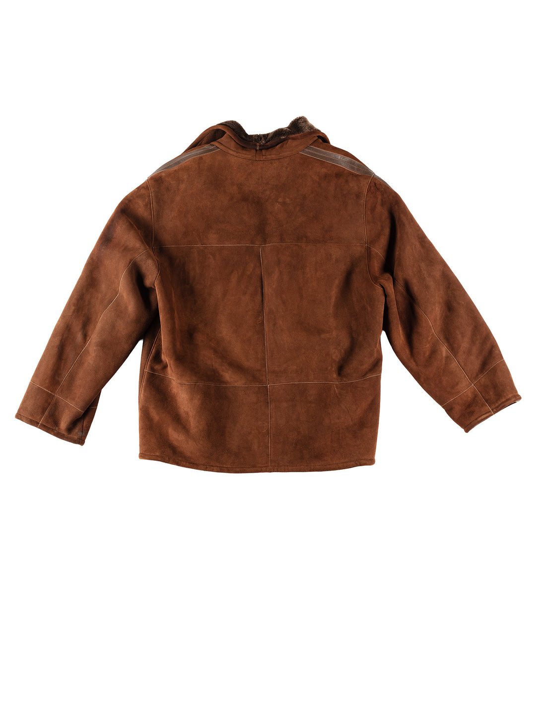 Vintage 90's Men Sheepskin Jacket in BrownVN212