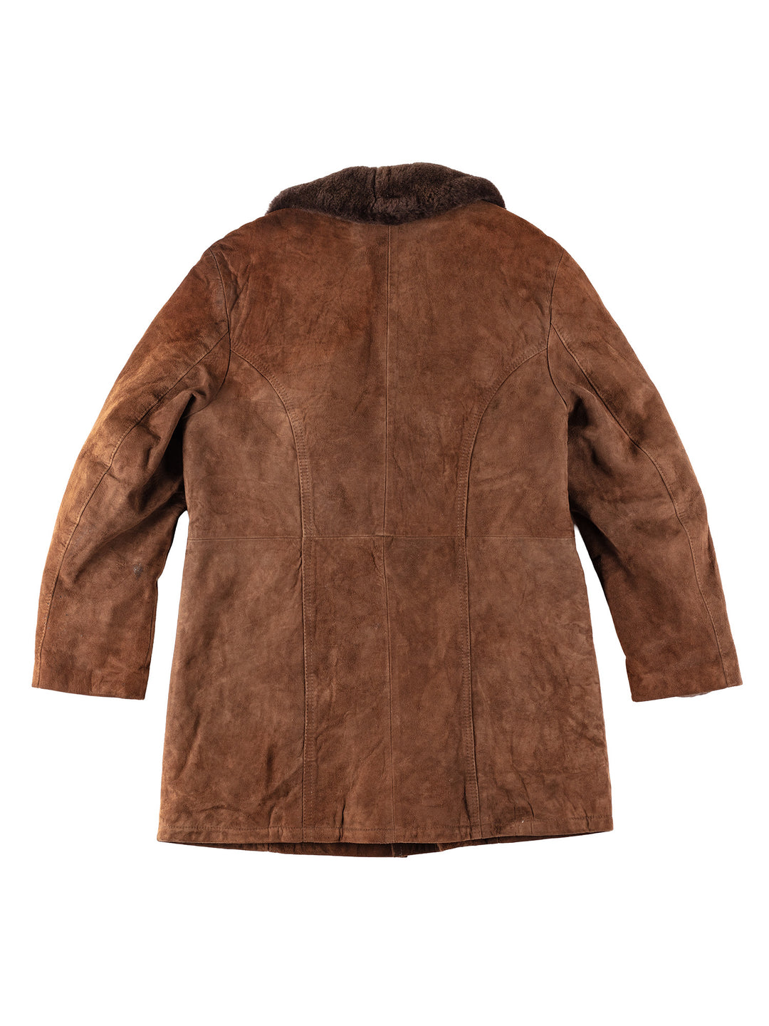 Vintage 70's Men Sheepskin Coat in BrownVN111