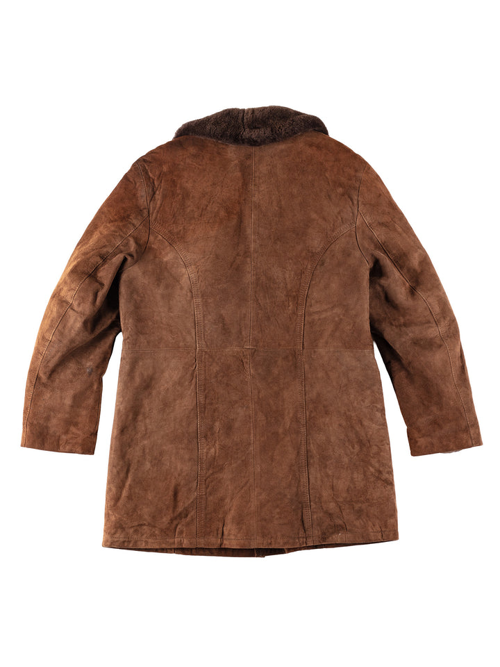 Vintage 70's Men Sheepskin Coat in BrownVN111