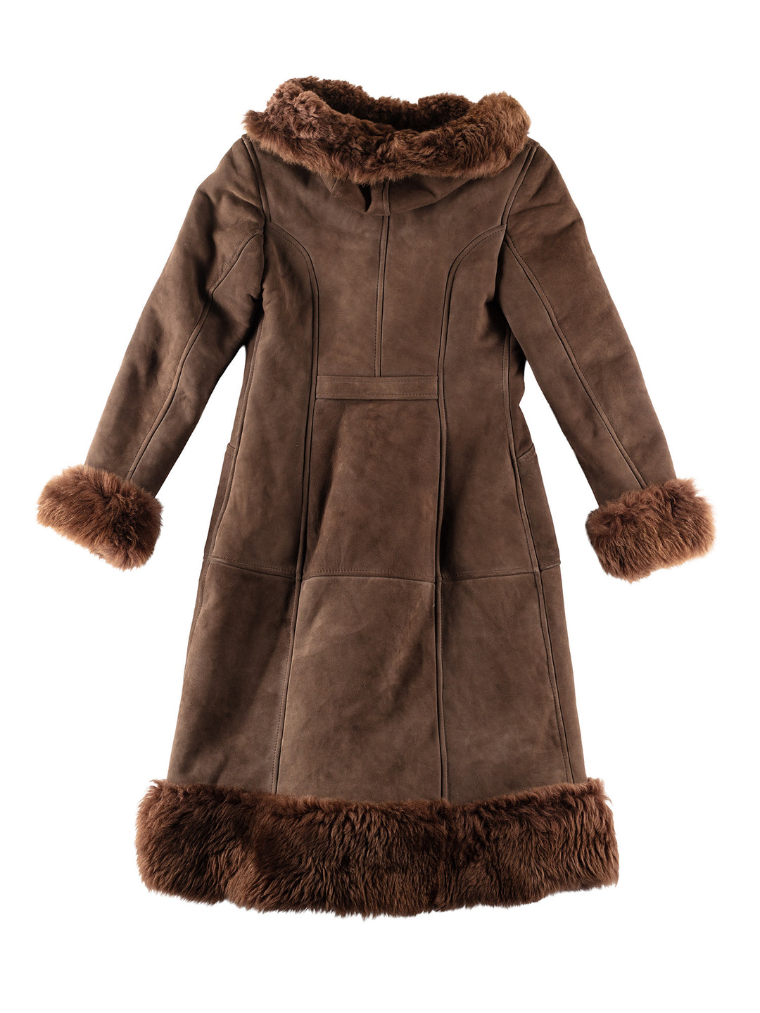 Vintage 70's Women Sheepskin Coat in BrownMN259