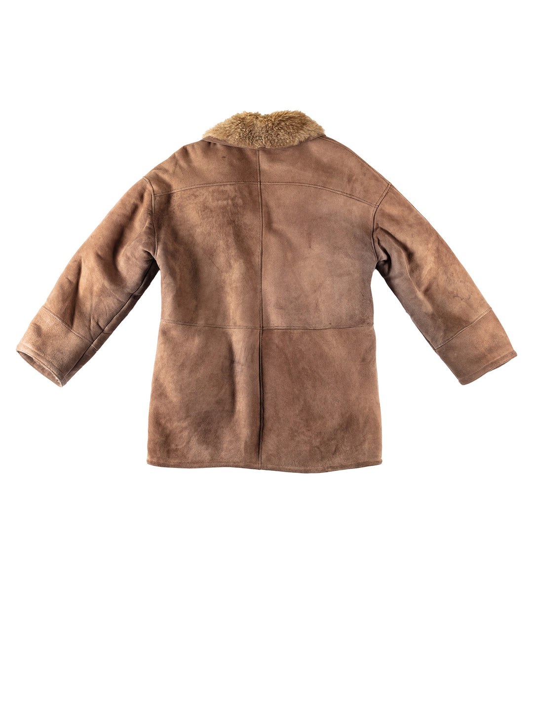 Vintage 70's Men Sheepskin Coat in BrownVN348