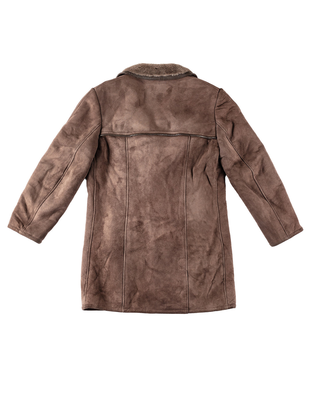 Vintage 70's Men Sheepskin Coat in BrownVN122