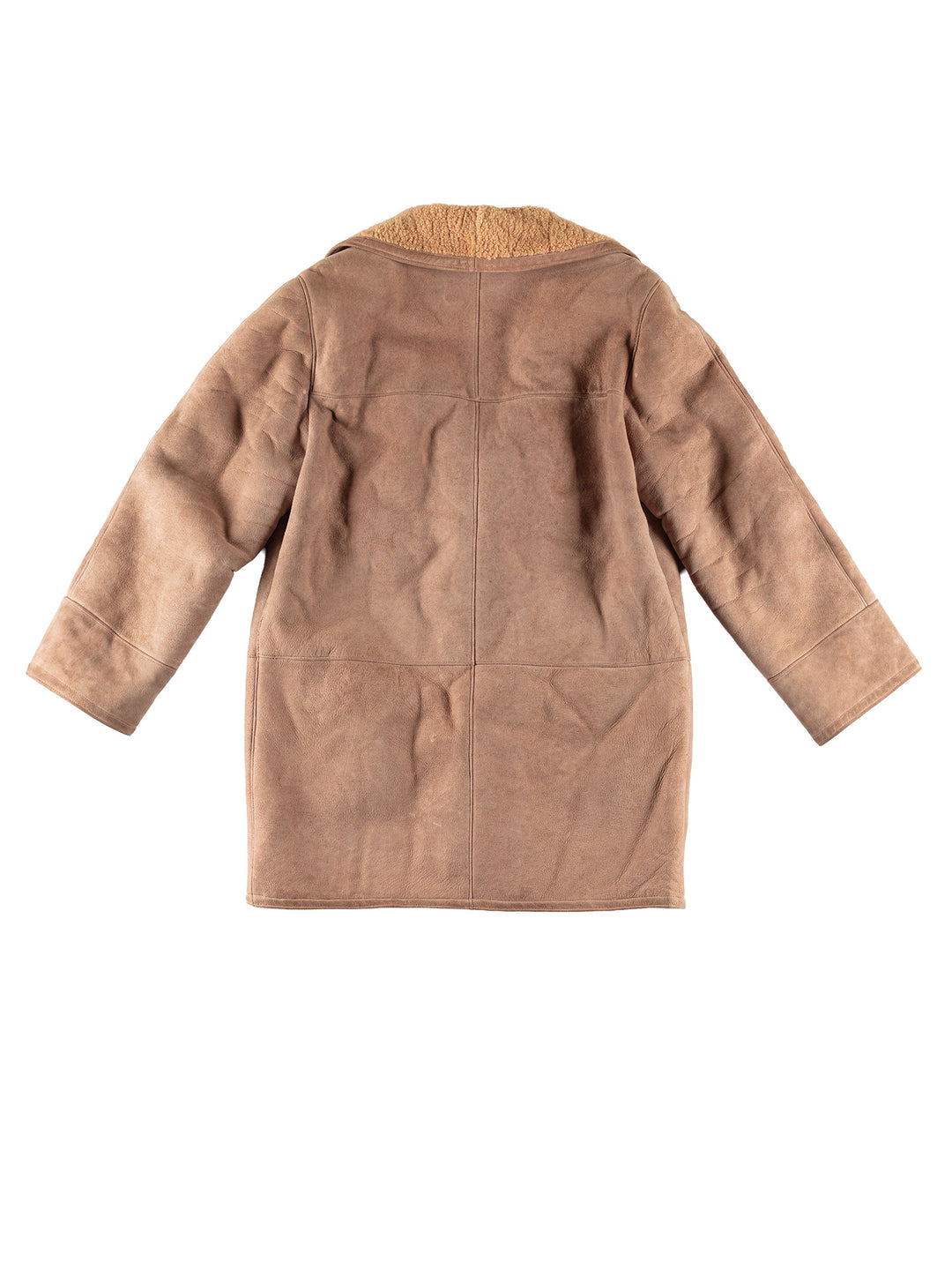 Vintage 70's Men Sheepskin Coat in BeigeVN474