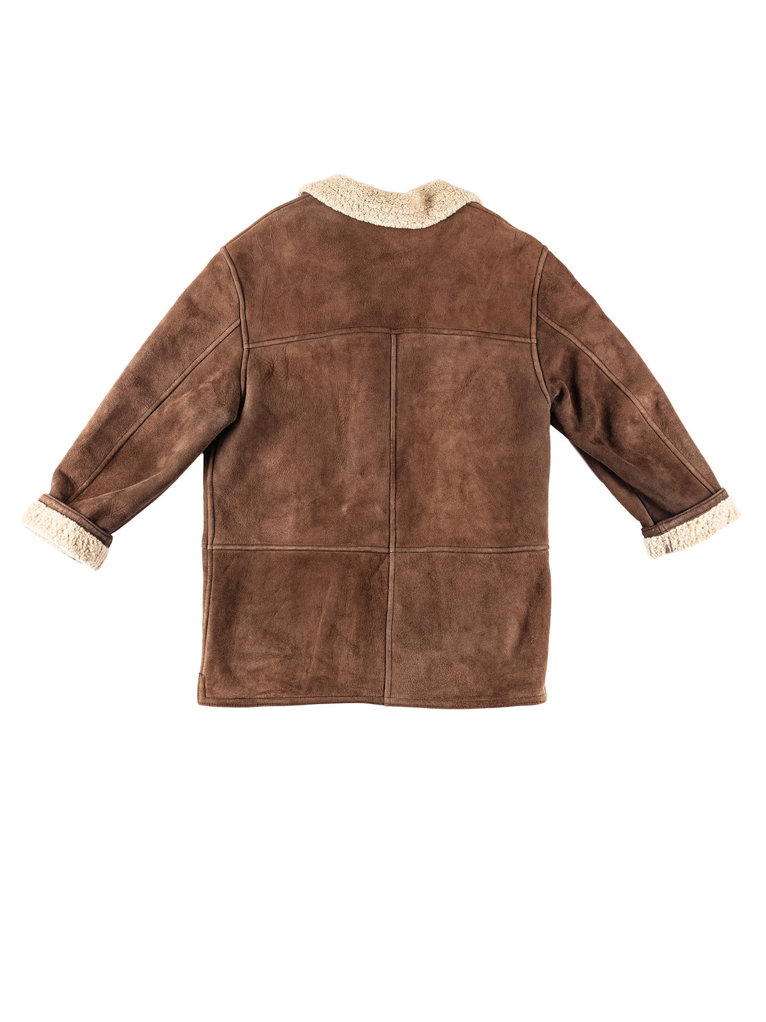 Vintage 90's Women Sheepskin Coat in BrownMN206