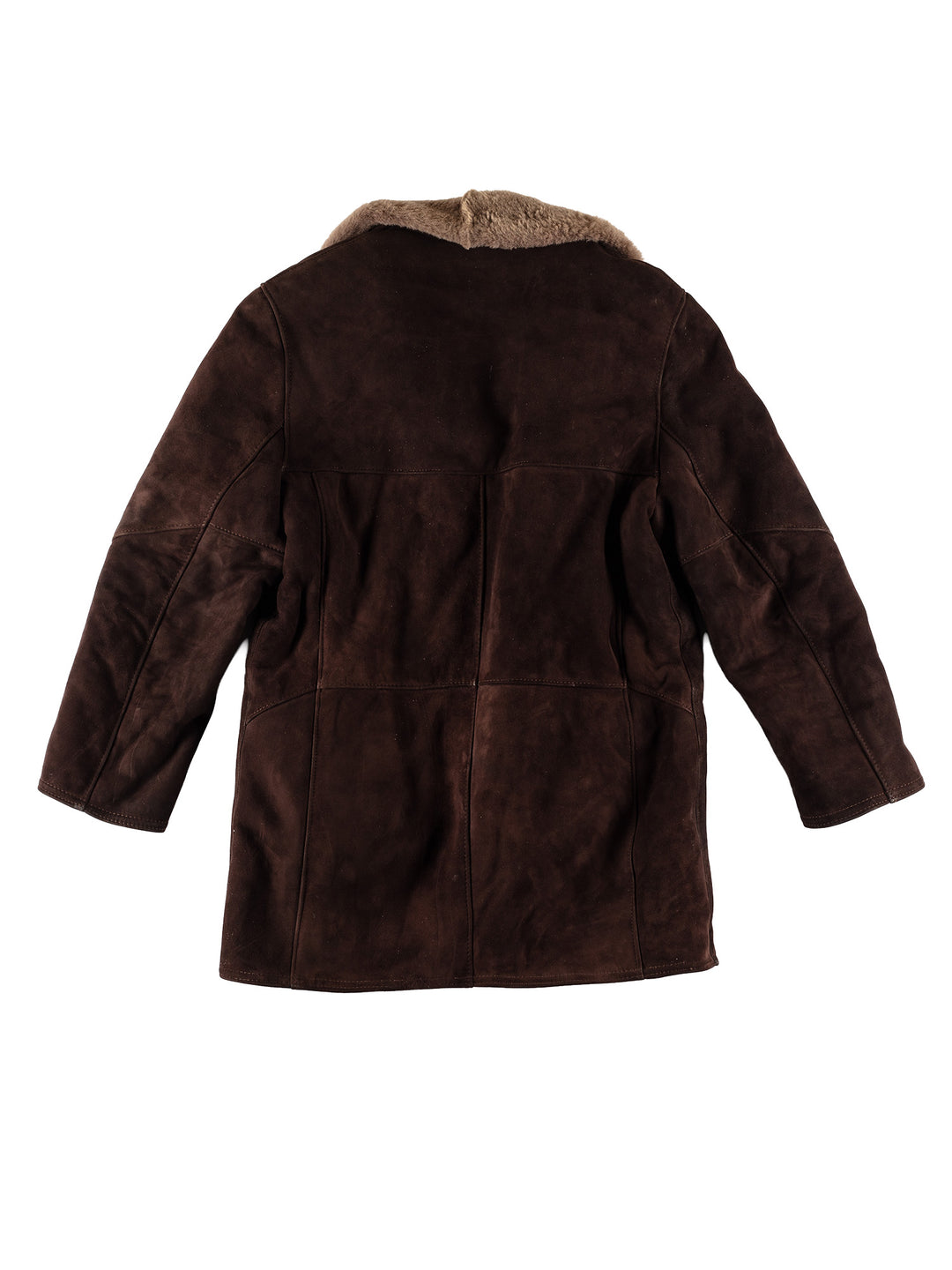 Vintage 70's Men Sheepskin Coat in BrownVN607