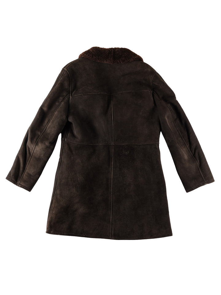 Vintage 70's Men Sheepskin Coat in BrownVN262