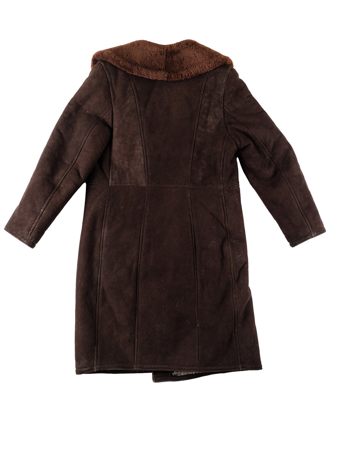 Vintage 70's Men Sheepskin Coat in BrownVN114