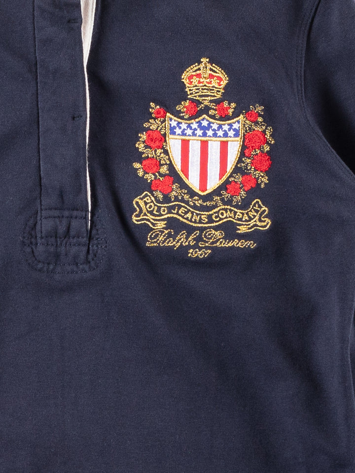 Vintage 00's Ralph Lauren Crest Rugby Shirt