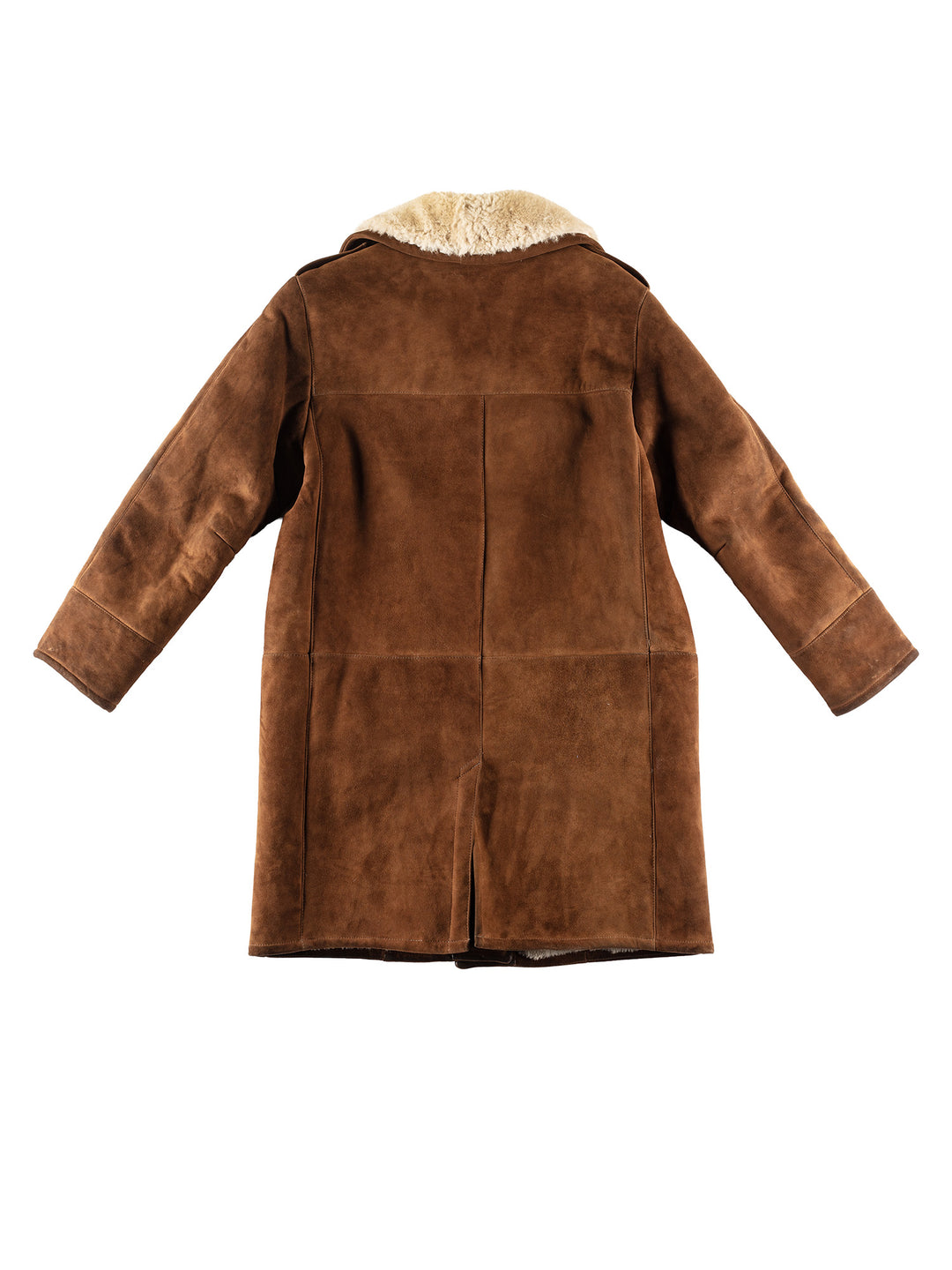 Vintage 80's Women Sheepskin Coat in BrownMN254