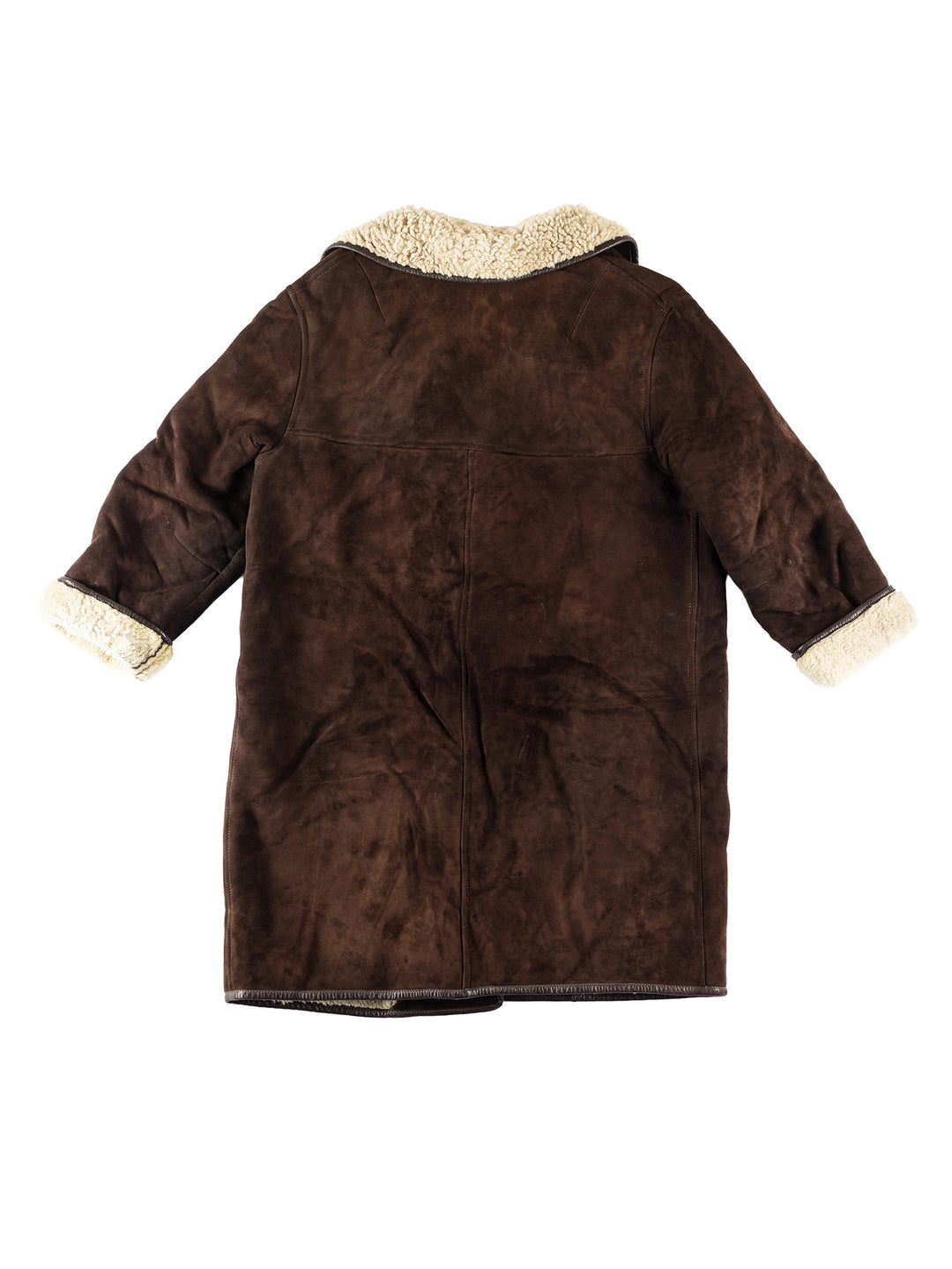 Vintage 70's Women Sheepskin Coat in BrownMN195