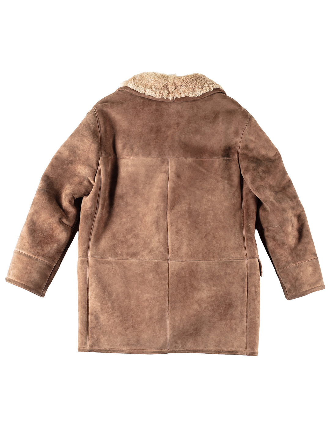 Vintage 80's Men Sheepskin Coat in BeigeVN135