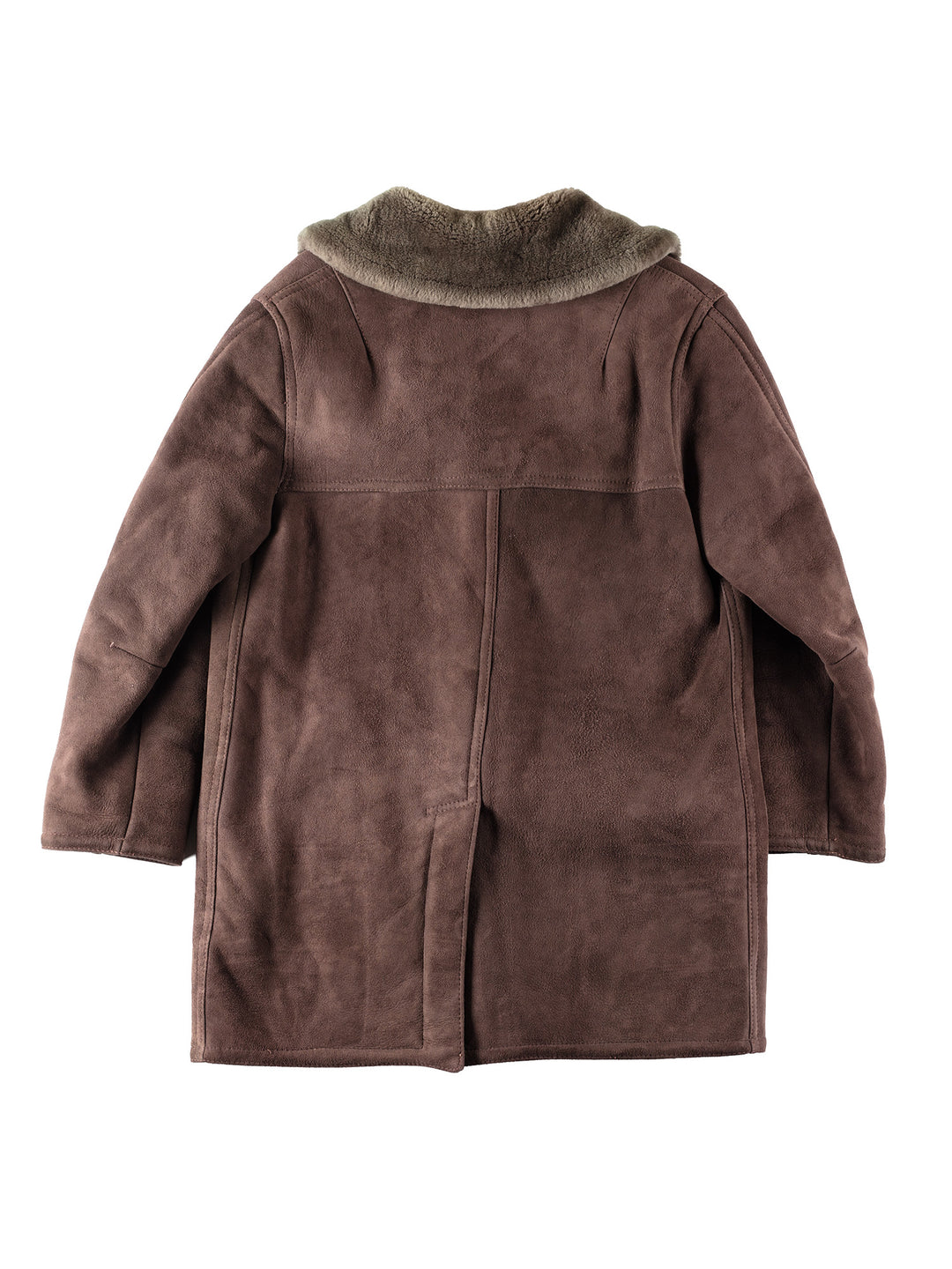 Vintage 90's Men Sheepskin Coat in BrownVN166