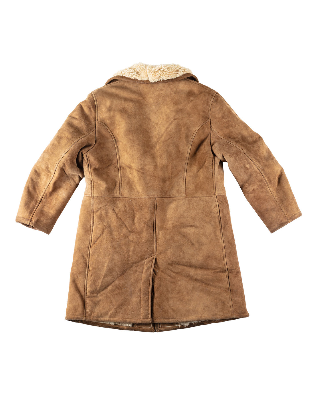 Vintage 70's Men Sheepskin Coat in BrownVN133