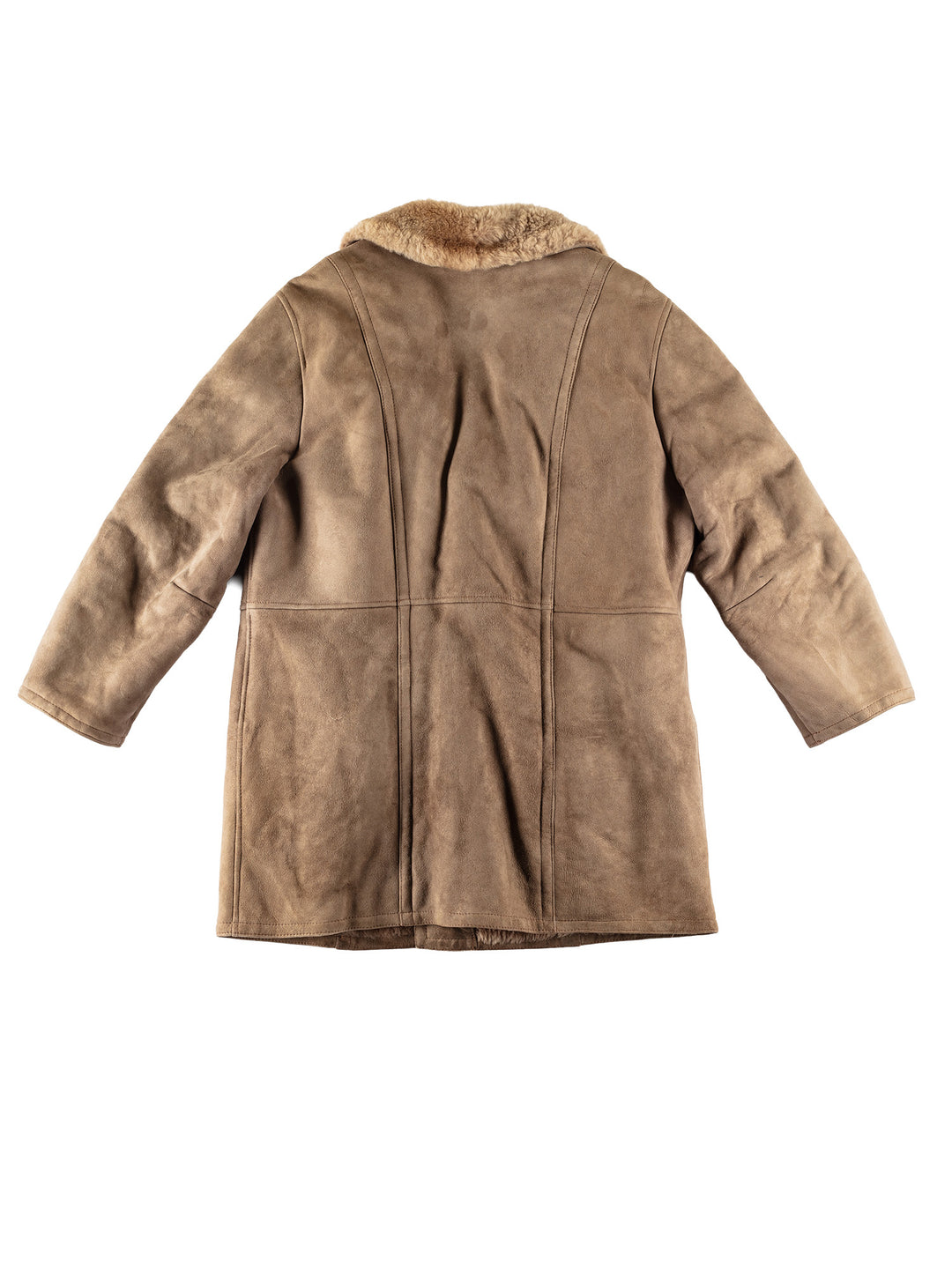 Vintage 70's Men Sheepskin Coat in BeigeVN614