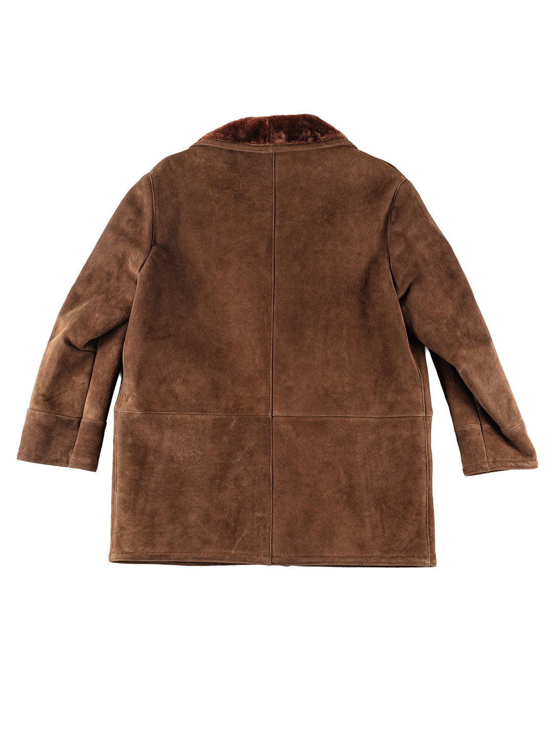 Vintage 80's Men Sheepskin Coat in BrownVN205