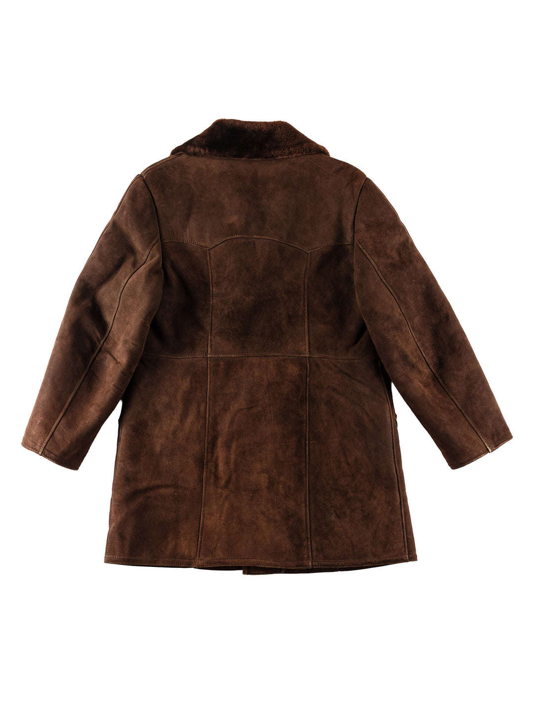 Vintage 70's Men Sheepskin Coat in BrownVN187