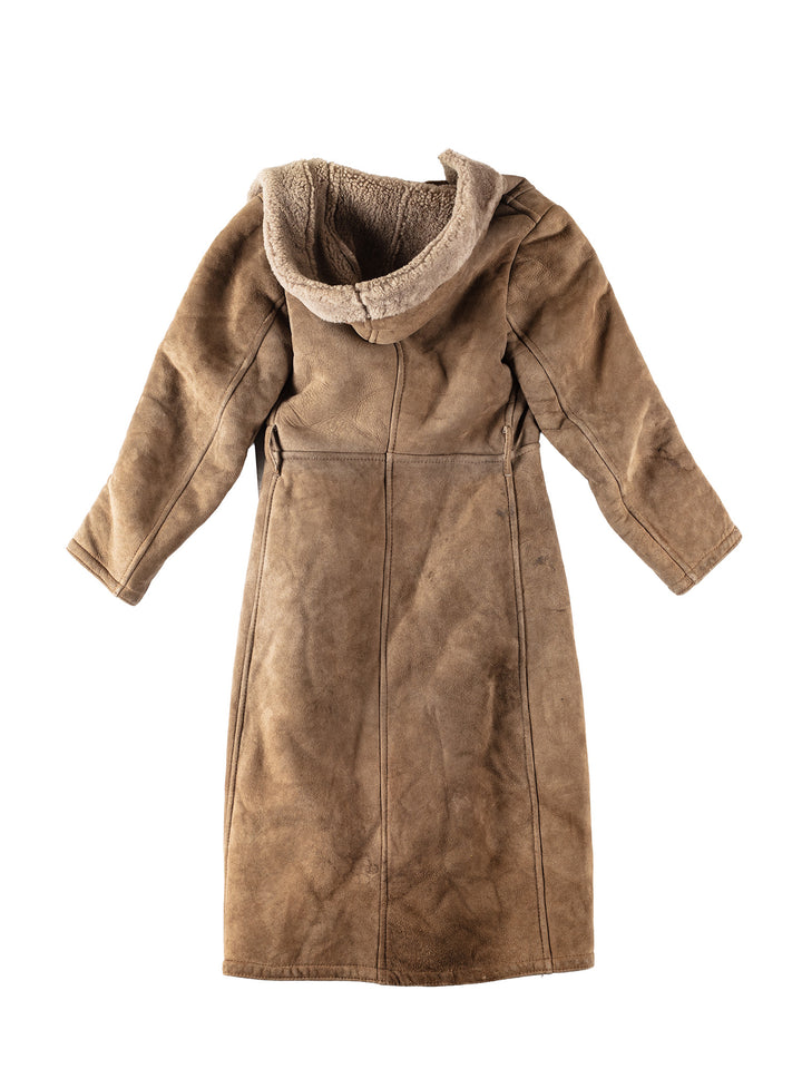 Vintage 70's Women Sheepskin Coat in BeigeMN137