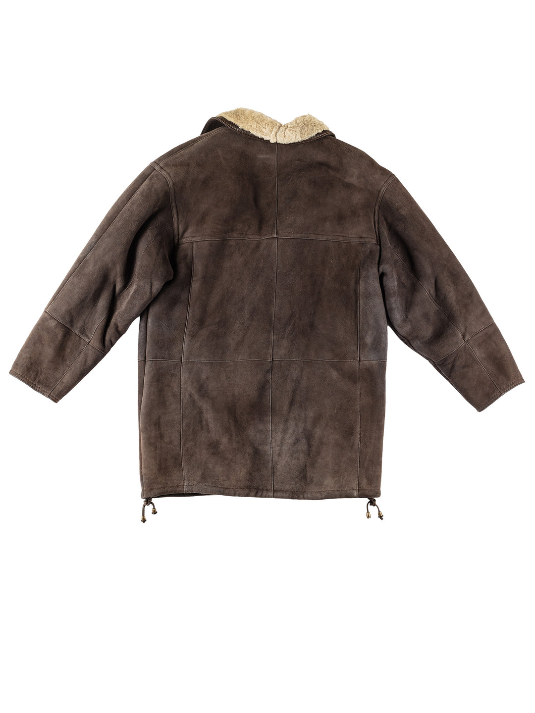 Vintage 80's Men Sheepskin Coat in BrownVN208