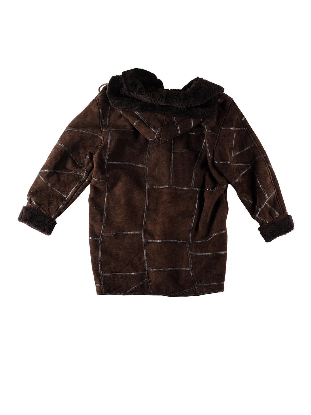 Vintage 80's Women Sheepskin Coat in BrownMN514