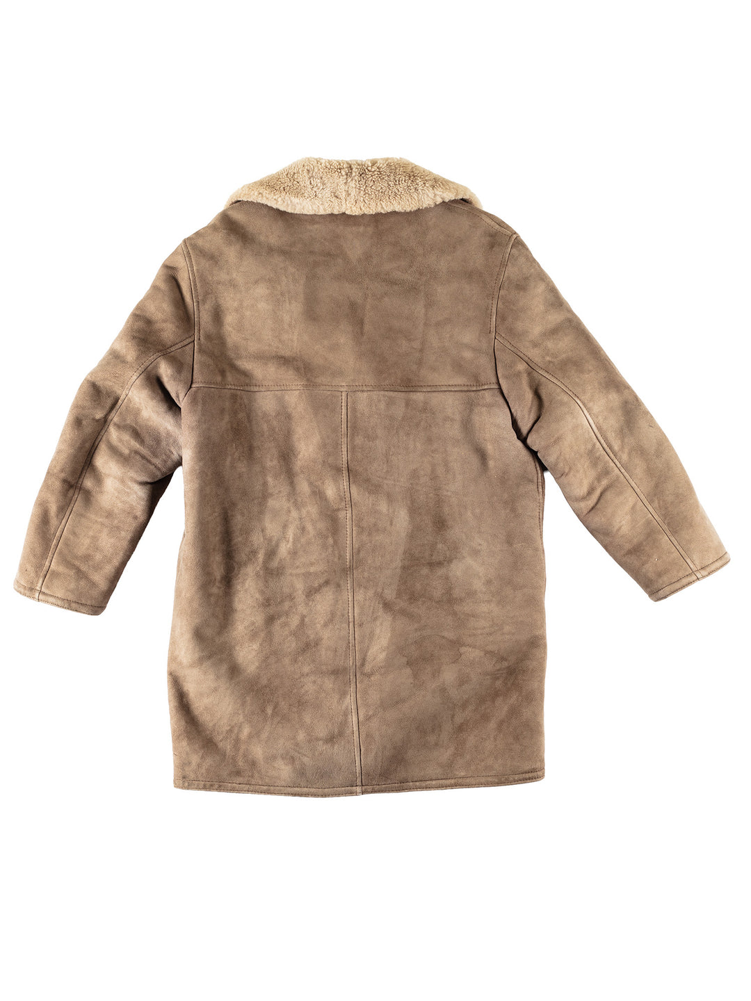 Vintage 80's Men Sheepskin Coat in BeigeVN116