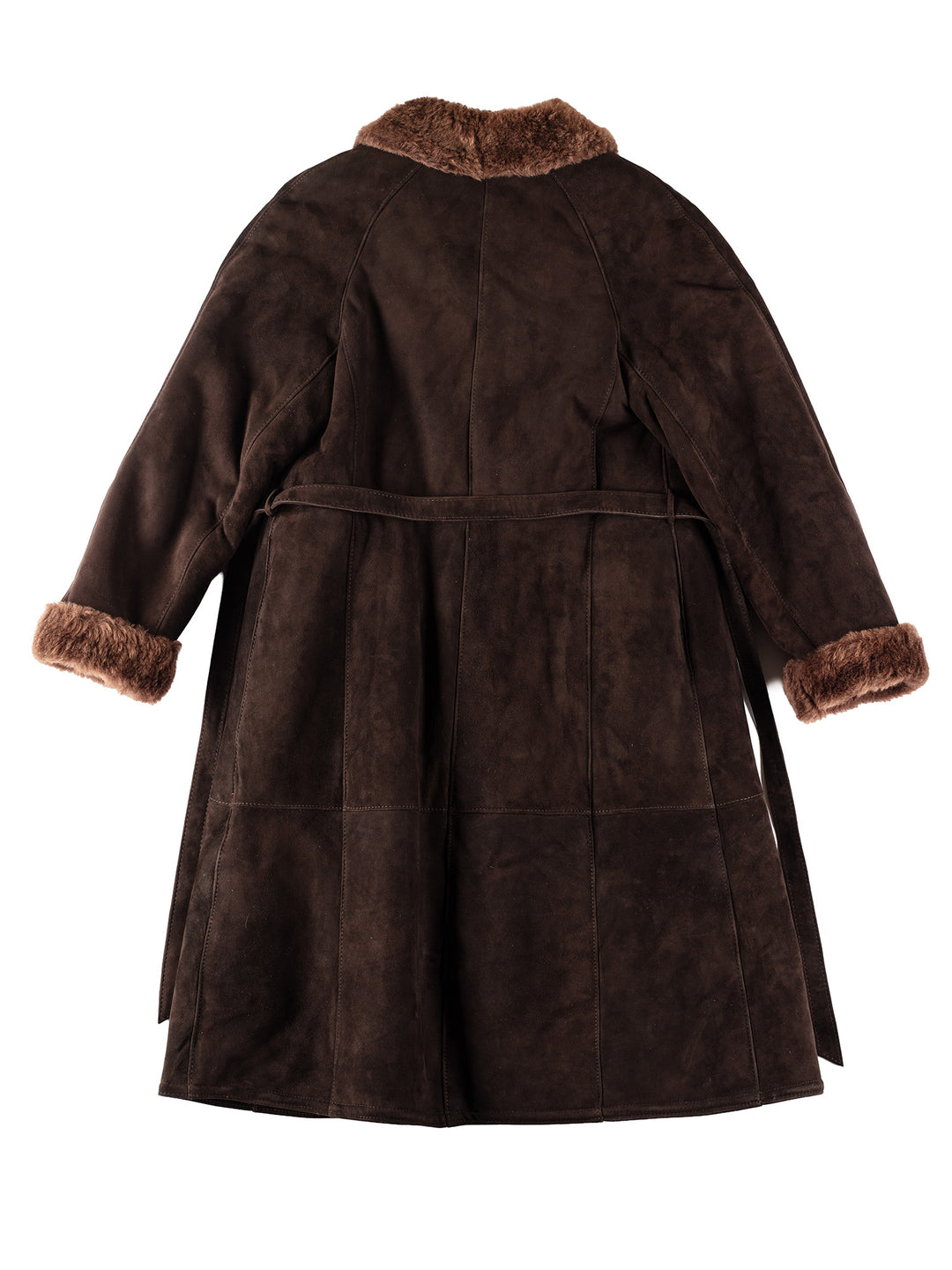 Vintage 70's Women Sheepskin Coat in BrownMN156