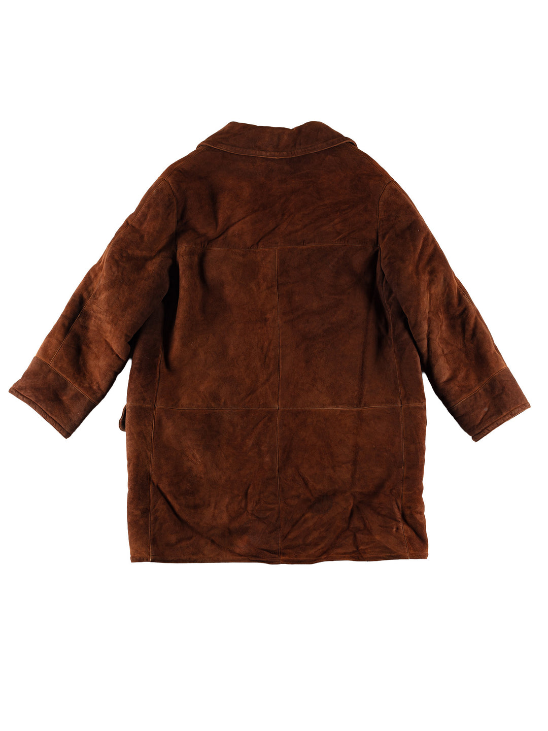 Vintage 80's Men Sheepskin Coat in BrownVN496
