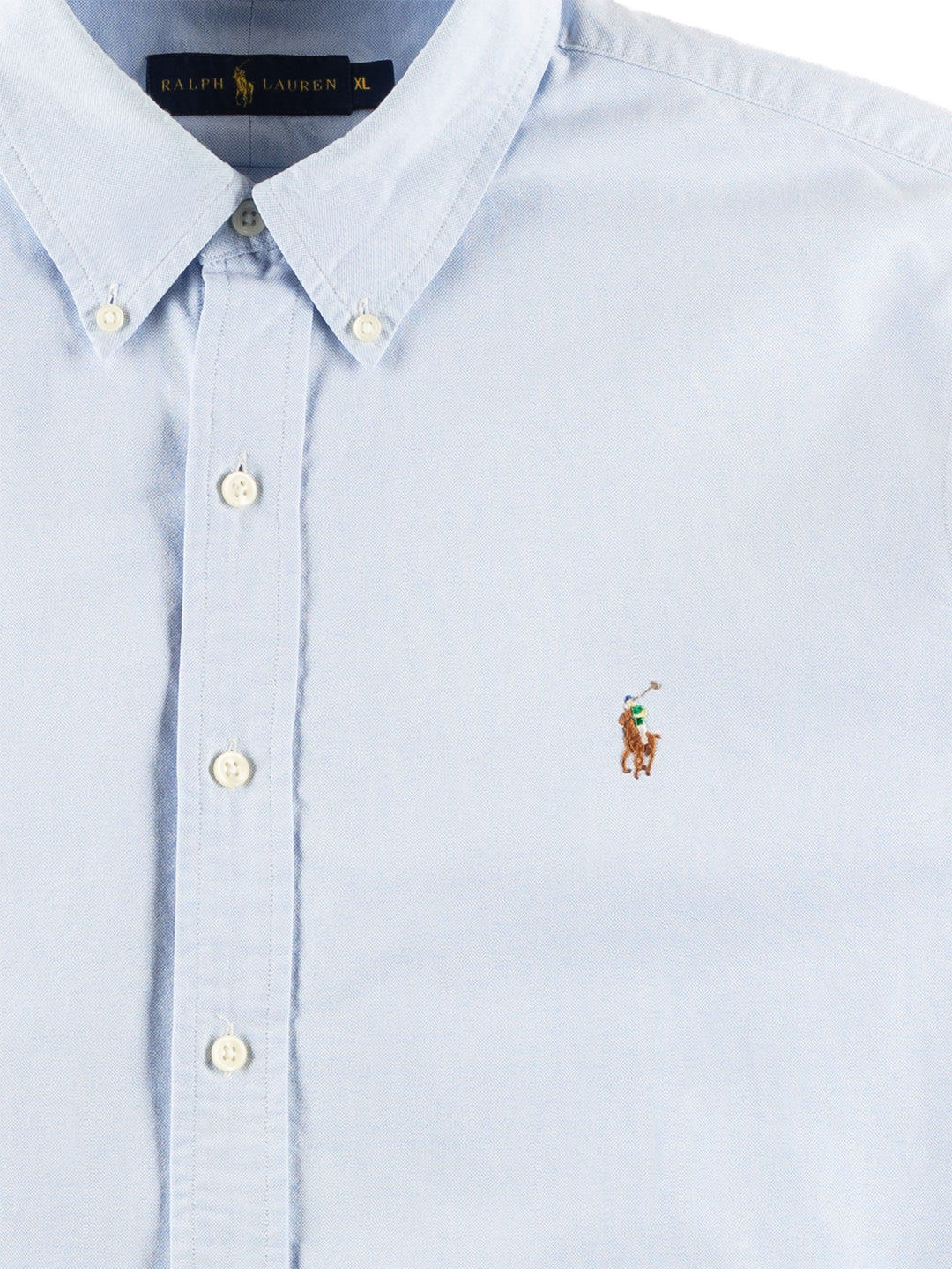 Vintage 2000. gadu vīriešu Ralph Lauren krekls zilā krāsā