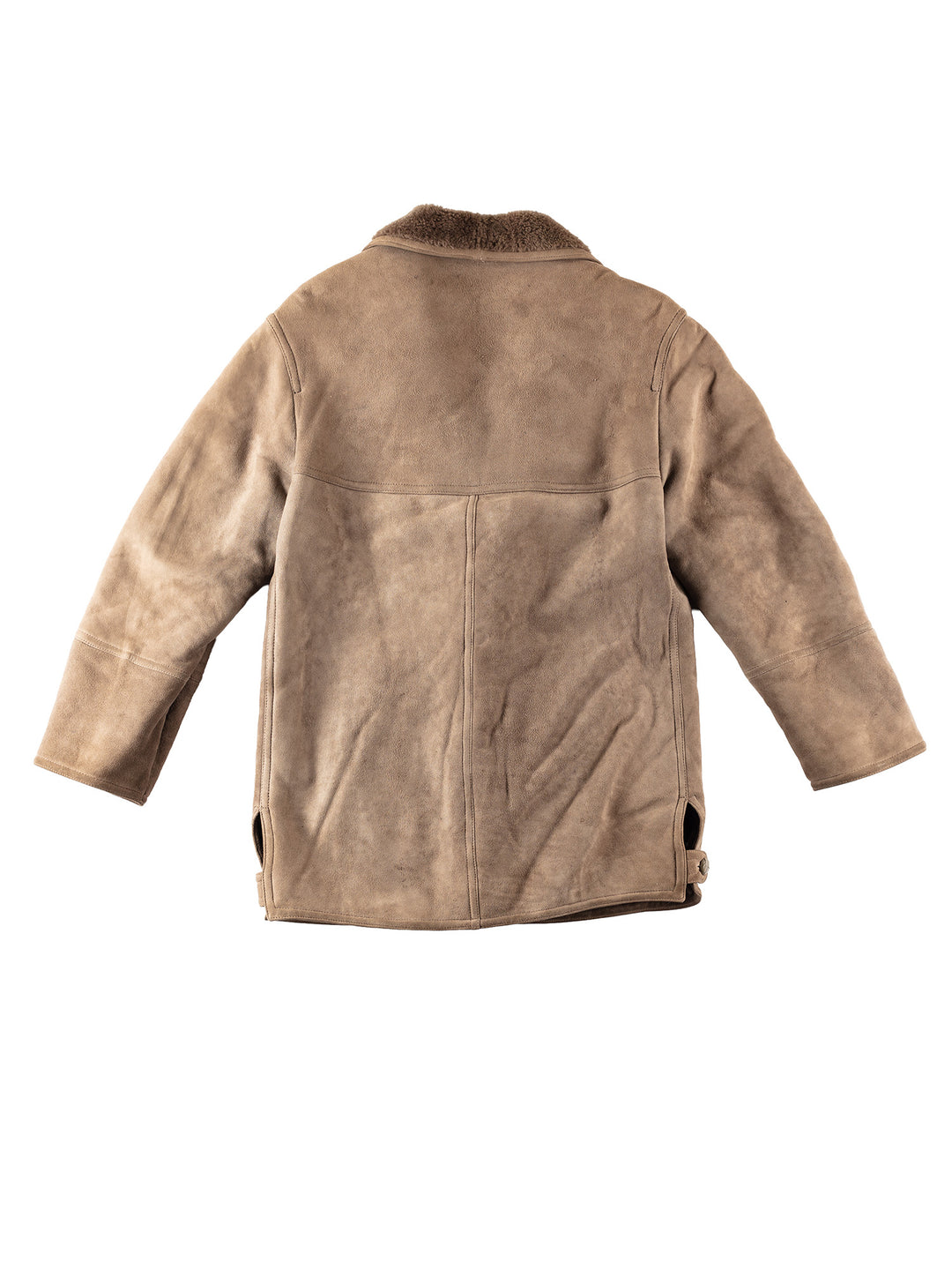 Vintage 80's Men Sheepskin Coat in BeigeVN162