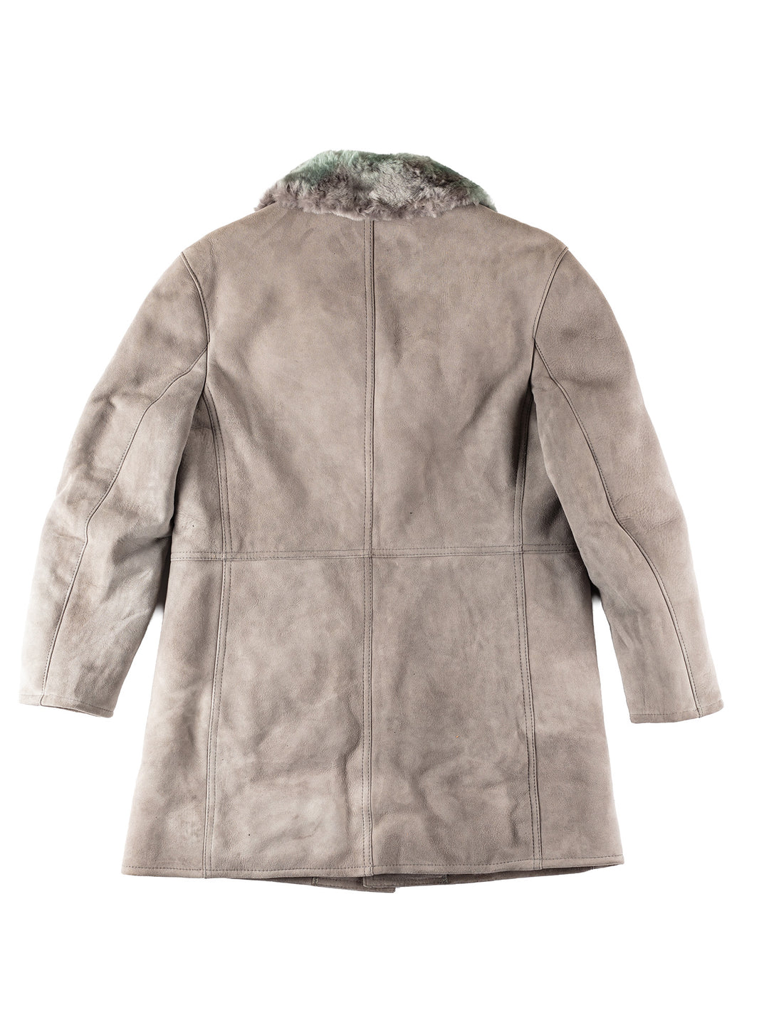 Vintage 70's Men Sheepskin Coat in GrayVN141