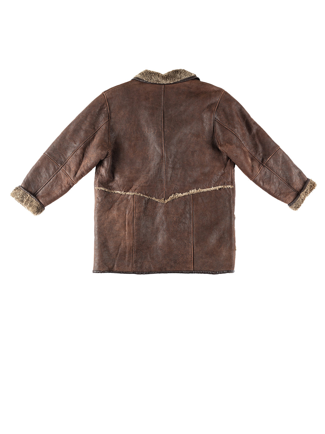 Vintage 70's Women Sheepskin Coat in BrownMN202
