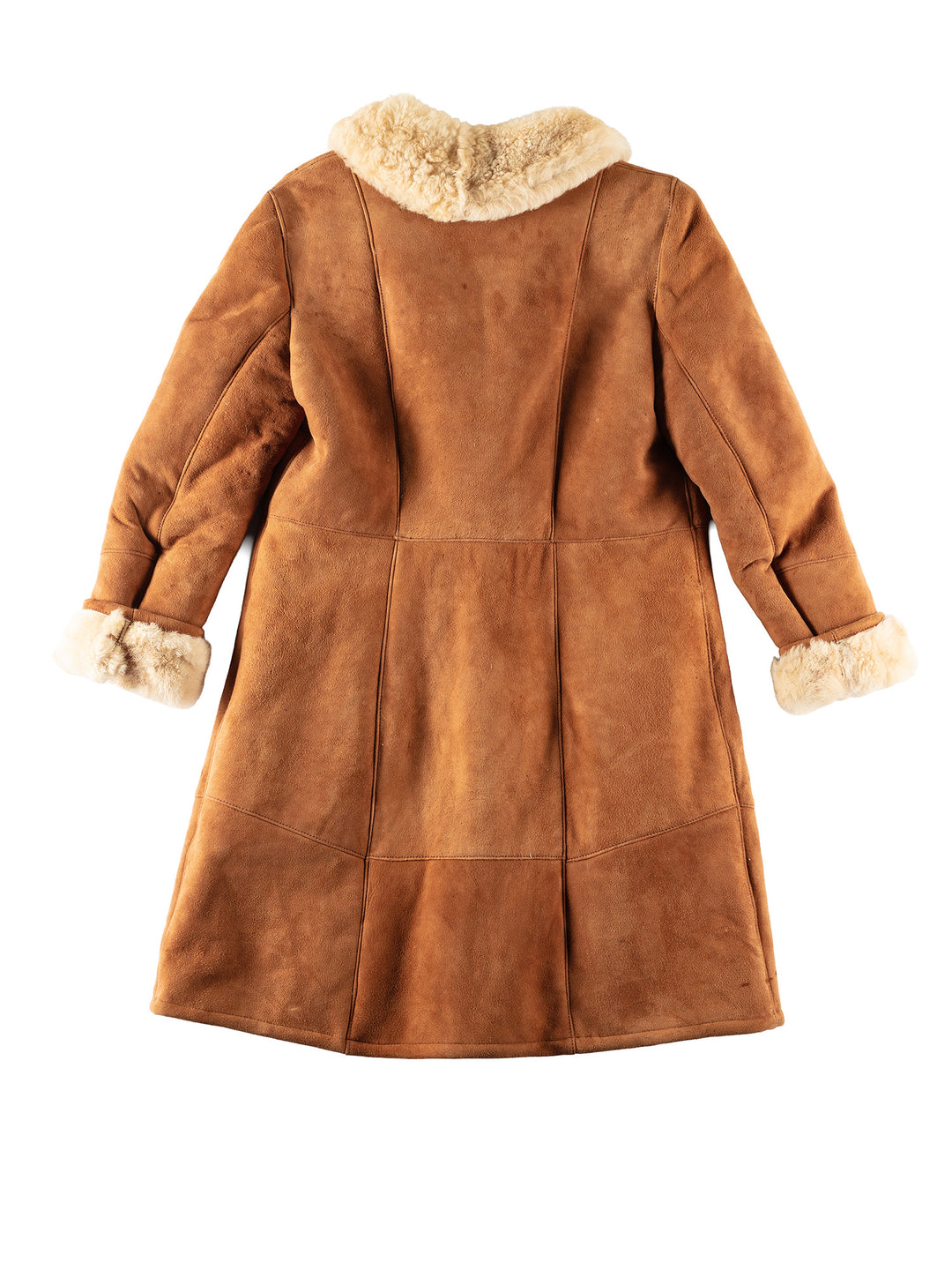 Vintage 70's Women Sheepskin Coat in BrownMN263