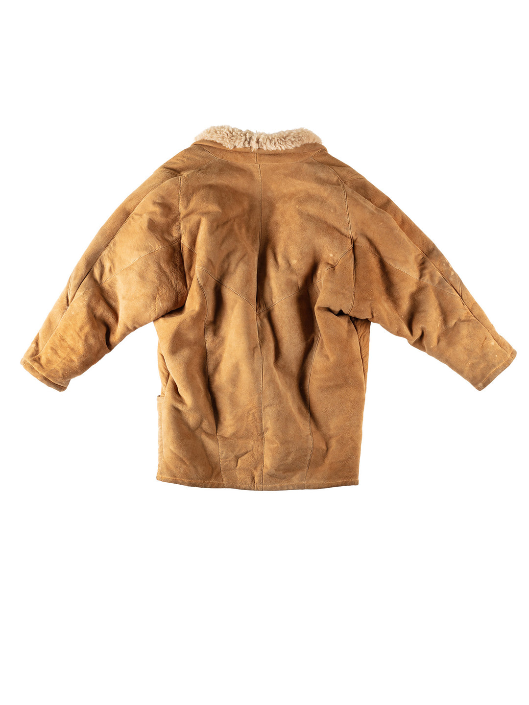 Vintage 80's Women Sheepskin Coat in BrownMN523