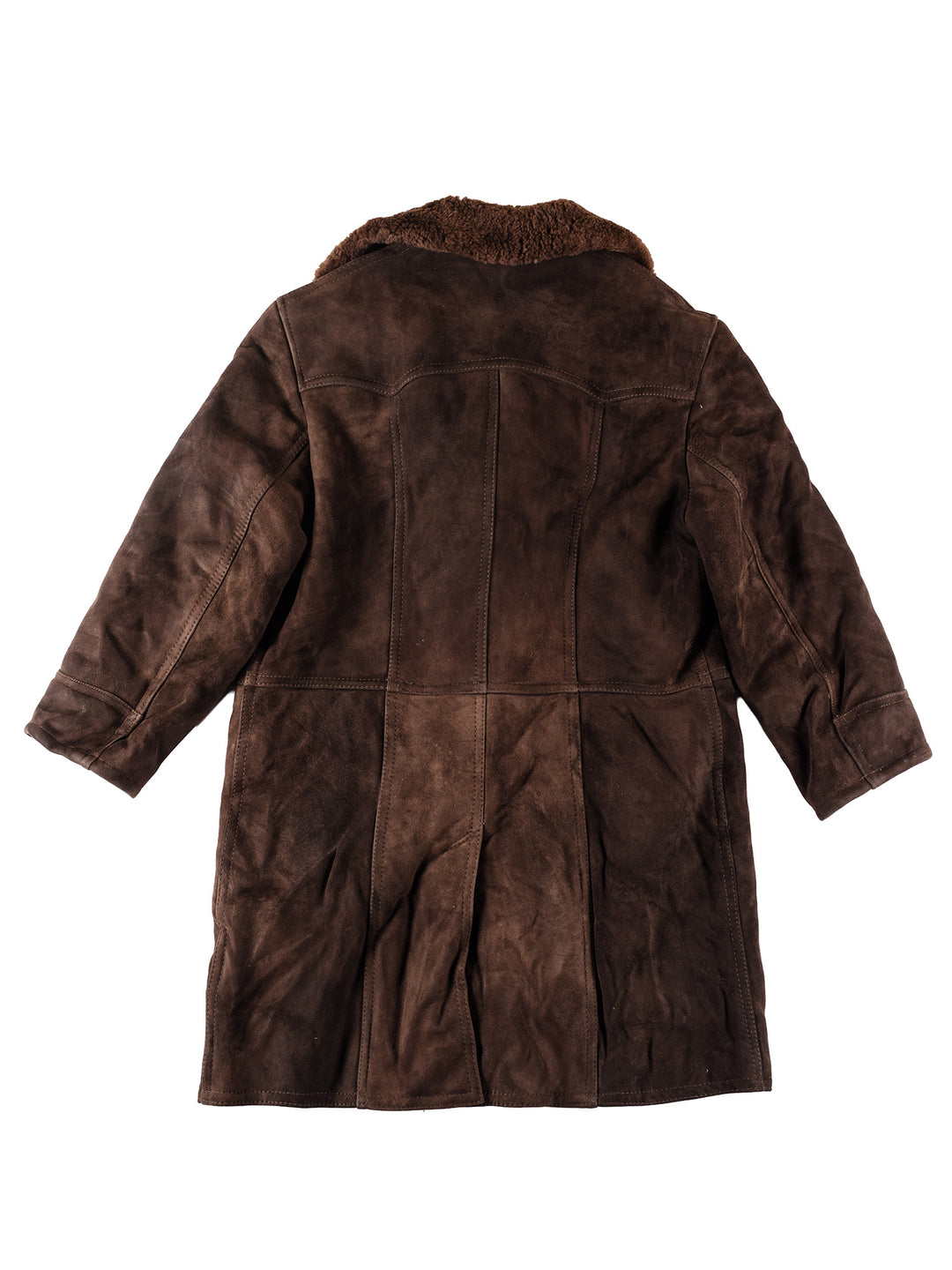 Vintage 70's Men Sheepskin Coat in BrownVN125